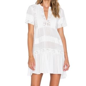 SPELL White Crochet White Wilde Belle Gown